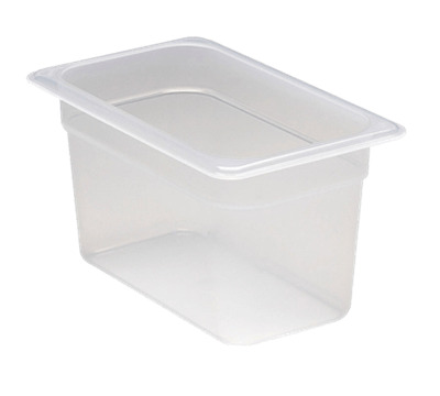 Cambro 46PP190 1/4 Size Translucent Food Storage Pan - 6 Deep