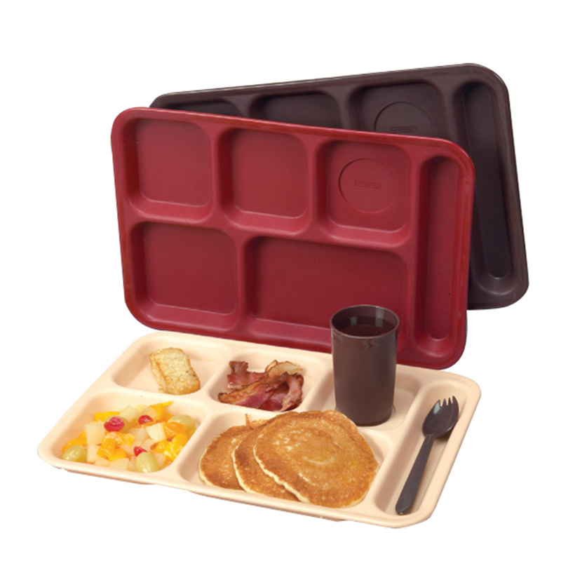 Cook's 630-420 5-Compartment Cafeteria Food Trays