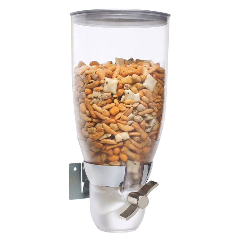 Cal Mil 3511-3-55 3 Cylinder Cereal Dispenser-Stainless Steel - Silver