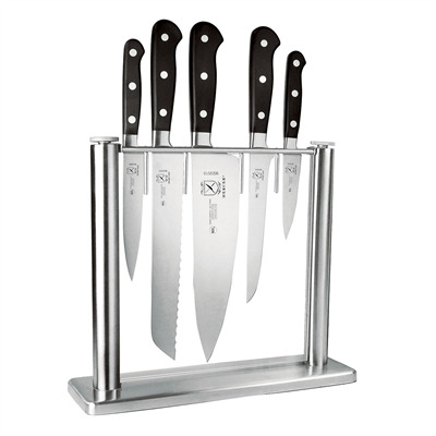 Mercer Culinary M23505 Renaissance® 6-Piece Knife Set with Wood / Glass  Knife Block