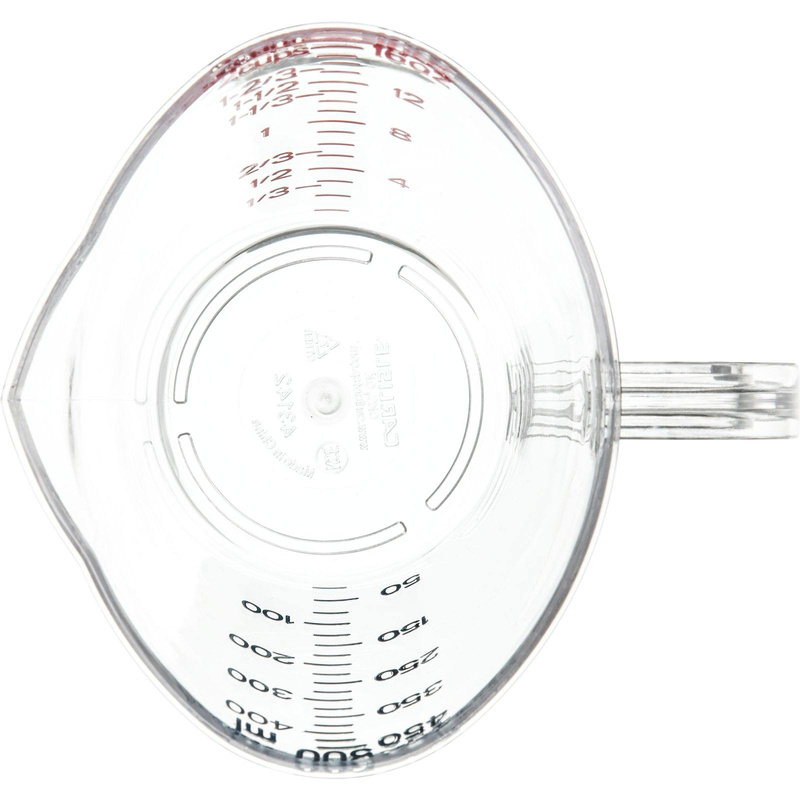 Carlisle 4314207 Measuring Cup - Clear Polycarbonate - 1 Pint