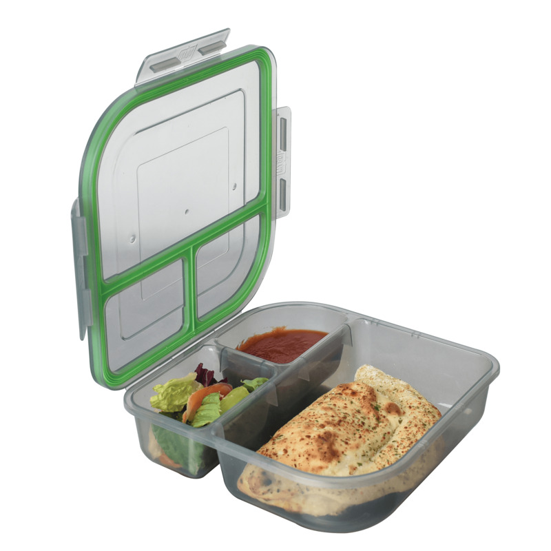 MyGo™ Half-Sized Single Compartment Container, 8 X 5 X 2-½, 8 Compartment  Snack Container 