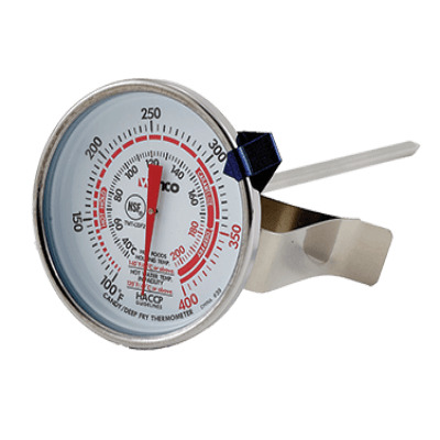 Winco TMT-CDF5 100° To 500°F Candy/Deep Fry Thermometer