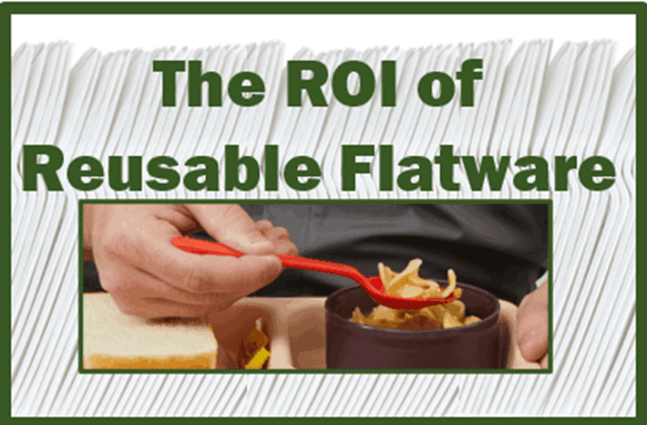 roi of reusable flatware