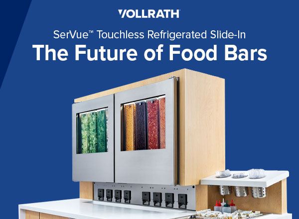 Vollrath SerVue Touchless Refrigerated Slide-In